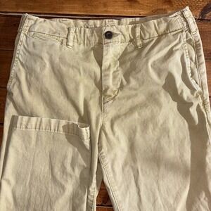 American Eagle Chino Pants Men 30x32 (Fits 30x30) Beige Original Straight Preppy